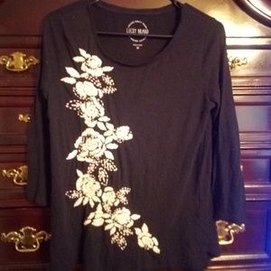 Lucky Brand Women's Longsleeve Tee